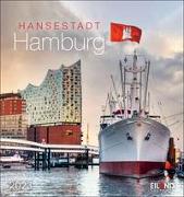 Hansestadt Hamburg Postkartenkalender 2023. Die Hansestadt von ihrer schönsten Seite in einem Tisch-Kalender. Postkarten mit eindrucksvollen Fotos zum Sammeln und Verschicken