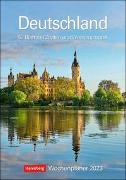 Deutschland Wochenplaner 2023. Landschafts-Wandkalender zum Eintragen mit 53 atemberaubenden Fotografien der schönsten Plätze Deutschlands. Terminkalender 2023 Wand