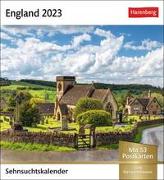 England Sehnsuchtskalender 2023. Fernweh in einem kleinen Kalender zum Aufstellen. Die schönsten Landschaften Englands als Postkarten in einem Tischkalender. Auch zum Aufhängen