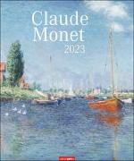Claude Monet Kalender 2023. Kunstvoller Wandkalender mit impressionistischen Gemälden von atmosphärische Landschaften. Großer Kunst-Kalender 2023 XXL. 46x55 cm. Hochformat