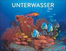 Unterwasser Posterkalender 2023. Spektakulärer Fotokalender im Großformat. Die faszinierende Unterwasserwelt in Bildern für einen dekorativen großen Kalender