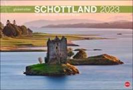 Schottland Globetrotter Kalender 2023. Wilde Küsten, Seen und Berge in einem Wandkalender XXL. Die raue Schönheit Schottlands in einem großformatigen Fotokalender