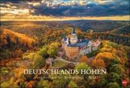 Deutschlands Höhen - Ein literarischer Spaziergang Kalender 2023. Texte deutscher Literaten in einem großen Wandkalender kombiniert mit beeindruckenden Landschaftsfotos