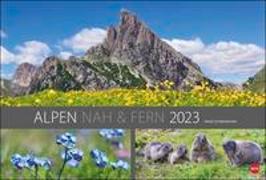 Alpen nah und fern Edition Kalender 2023. Wandkalender XXL: Faszinierende Fotos der Alpen. Hochwertiger Kalender Landschaften 2023 im Großformat