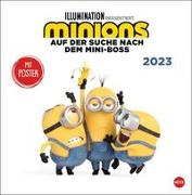 Minions Broschurkalender 2023. Witzig, frech und gelb - die kleinen Kerle aus den Filmen jetzt in einem Wand-Kalender 2023 zum Eintragen. Wandplaner mit den beliebten Minion-Motiven