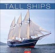 Tall Ships Kalender 2023. Großartige Fotos majestätischer Segelschiffe in einem großen Wandkalender. Das Querformat bringt die Windjammer in diesem großen Kalender perfekt zur Geltung