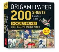 Origami Paper 200 sheets Hokusai Prints 6" (15 cm)