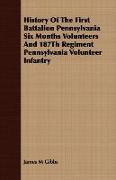 History of the First Battalion Pennsylvania Six Months Volunteers and 187th Regiment Pennsylvania Volunteer Infantry