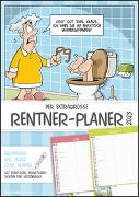 Der extragroße Rentner-Planer 2023 - Bildkalender A3 (29,7x42 cm) - mit witzigen Cartoons, Monatsübersichten und Ferienterminen - Wandkalender