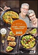 Kochen mit Martina und Moritz 2023 - schnell und einfach = einfach gut - Bild-Kalender 23,7x34 cm - Küchen-Kalender - gesunde Ernährung - mit 26 Rezepten - Wand-Kalender