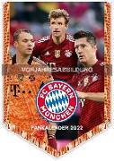 FC Bayern München 2023 - Mini-Bannerkalender - Fan-Kalender - Fußball-Kalender - 21x29,7 - Sport