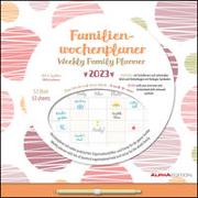 Familien Wochenkalender Dots 2023 - Familien-Timer - Termin-Planer - Kinder-Kalender - Familien-Kalender - 30,5x30,5