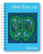 James Rizzi 2023 - Diary - Buchkalender - Taschenkalender - Kunstkalender - 16,5x21,6