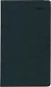 Taschenplaner schwarz 2023 - Bürokalender 9,5x16 cm - 32 Seiten - 1 Monat auf 2 Seiten - separates Adressheft - faltbar - Notizheft - 520-1020