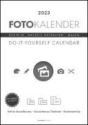 Foto-Bastelkalender weiß 2023 - 21 x 29,7 - Do it yourself calendar A4 - datiert - Kreativkalender - Foto-Kalender - Alpha Edition