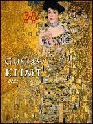 Gustav Klimt 2023 - Bild-Kalender 42x56 cm - Kunst-Kalender - Metallicfolienveredelung - Wand-Kalender - Malerei - Alpha Edition