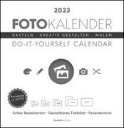 Foto-Bastelkalender weiß 2023 - Do it yourself calendar 32x33 cm - datiert - Kreativkalender - Foto-Kalender - Alpha Edition