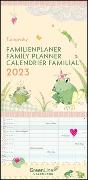 GreenLine Turnowsky 2023 Familienplaner -Wandkalender - Familien-Kalender - 22x45