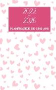 2022-2026 Planificateur de cinq ans: Couverture rigide - Calendrier de 60 mois, calendrier de rendez-vous de 5 ans, planificateurs d'affaires, agenda