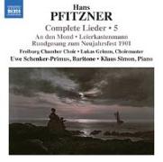 Hans Pfitzner: Sämtliche Lieder Vol.5