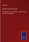 Recollections of Mary Lyon