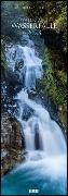 Wasserfälle 2023 - Foto-Kalender - King-Size - 34x98 - Waterfalls - Natur