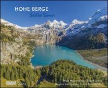 Hohe Berge – Stille Seen 2023 – Wandkalender 52 x 42,5 cm – Spiralbindung