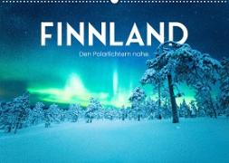 Finnland - Den Polarlichtern nahe. (Wandkalender 2023 DIN A2 quer)