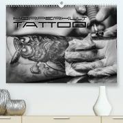 Körperkult Tattoo (Premium, hochwertiger DIN A2 Wandkalender 2023, Kunstdruck in Hochglanz)