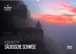Nebelwelten Sächsische Schweiz (Wandkalender 2023 DIN A2 quer)