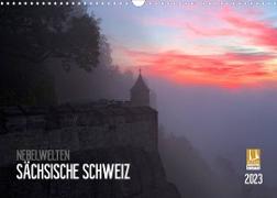 Nebelwelten Sächsische Schweiz (Wandkalender 2023 DIN A3 quer)
