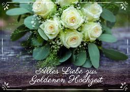 Alles Liebe zur Goldenen Hochzeit