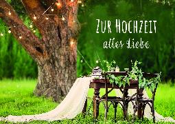 Zur Hochzeit alles Liebe