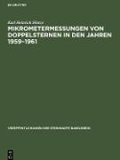 Mikrometermessungen von Doppelsternen in den Jahren 1959¿1961