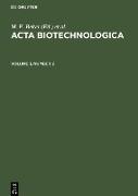 Acta Biotechnologica. Volume 1, Number 2