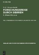 Tagebuchaufzeichnungen Januar 1723 - Mai 1724