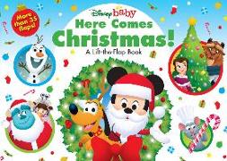 Disney Baby: Here Comes Christmas!: A Lift-The-Flap Book