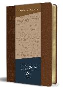 Biblia RVR60 letra grande tamaño manual, simil piel canela con nombres de Dios / Spanish Bible RVR60 Handy Size Large Print Leather soft Brown with Names of G