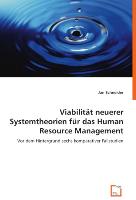 Viabilität neuerer Systemtheorien für das Human Resource Management