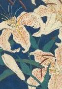 Hiroshige Spotted Lilies Dotted Paperback Journal