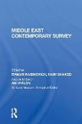 Middle East Contemporary Survey, Volume Xi, 1987