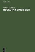 Hegel in seiner Zeit