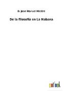 De la filosofía en La Habana