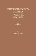 Jefferson County, Georgia, Tax Lists, 1804-1808