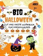 Halloween Cut and Paste Workbook for Preschoolers