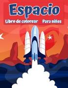 Libro para colorear del espacio para niños