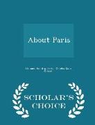 About Paris - Scholar's Choice Edition