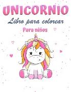 Libro para colorear de unicornio para niños de 4 a 8 años