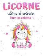 Livre de coloriage licorne pour enfants de 4 à 8 ans