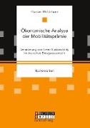 Ökonomische Analyse der Mobilitätsprämie. Verankerung von Green Sustainability im deutschen Ertragssteuerrecht